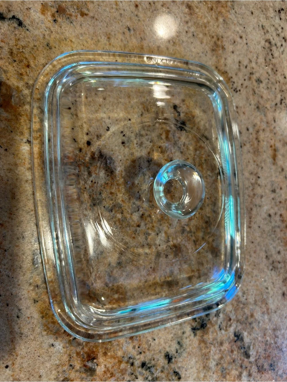 Pyrex Clear Glass Lid P-4-C Fits Corning 1.5 Qt  “Wheat” Oblong Dish W-4-B.
