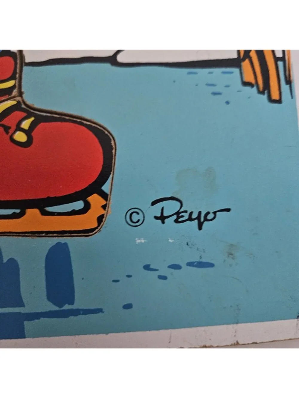 Vintage 1980s Smurfs Playskool Wooden Puzzles Papa Smurfette Lot 2