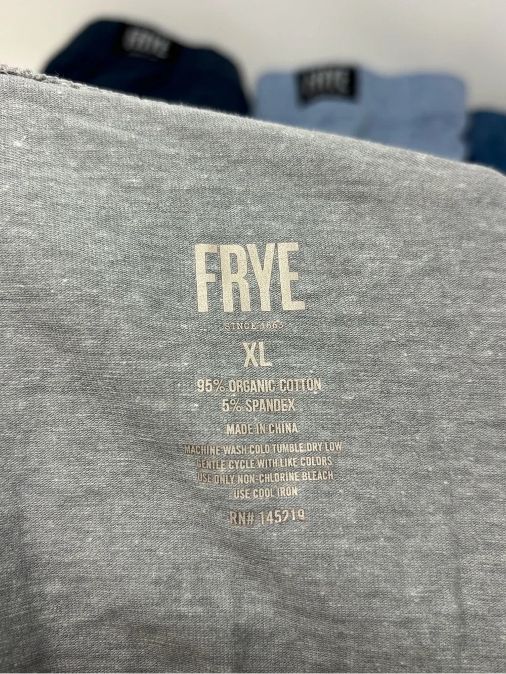 Frye men’s organic