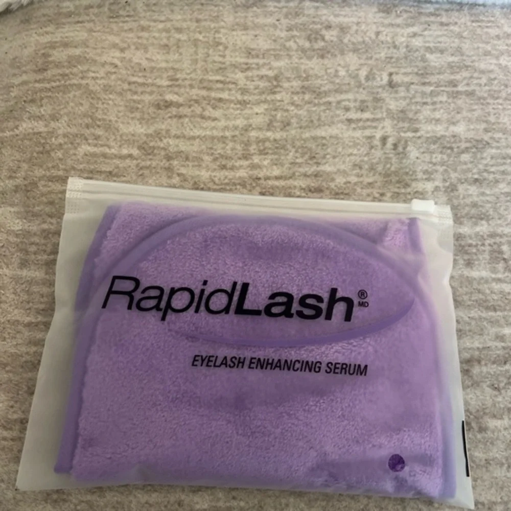 Rapid Lash Purple Face Cloth New