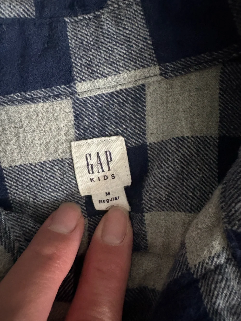 GAP casual button