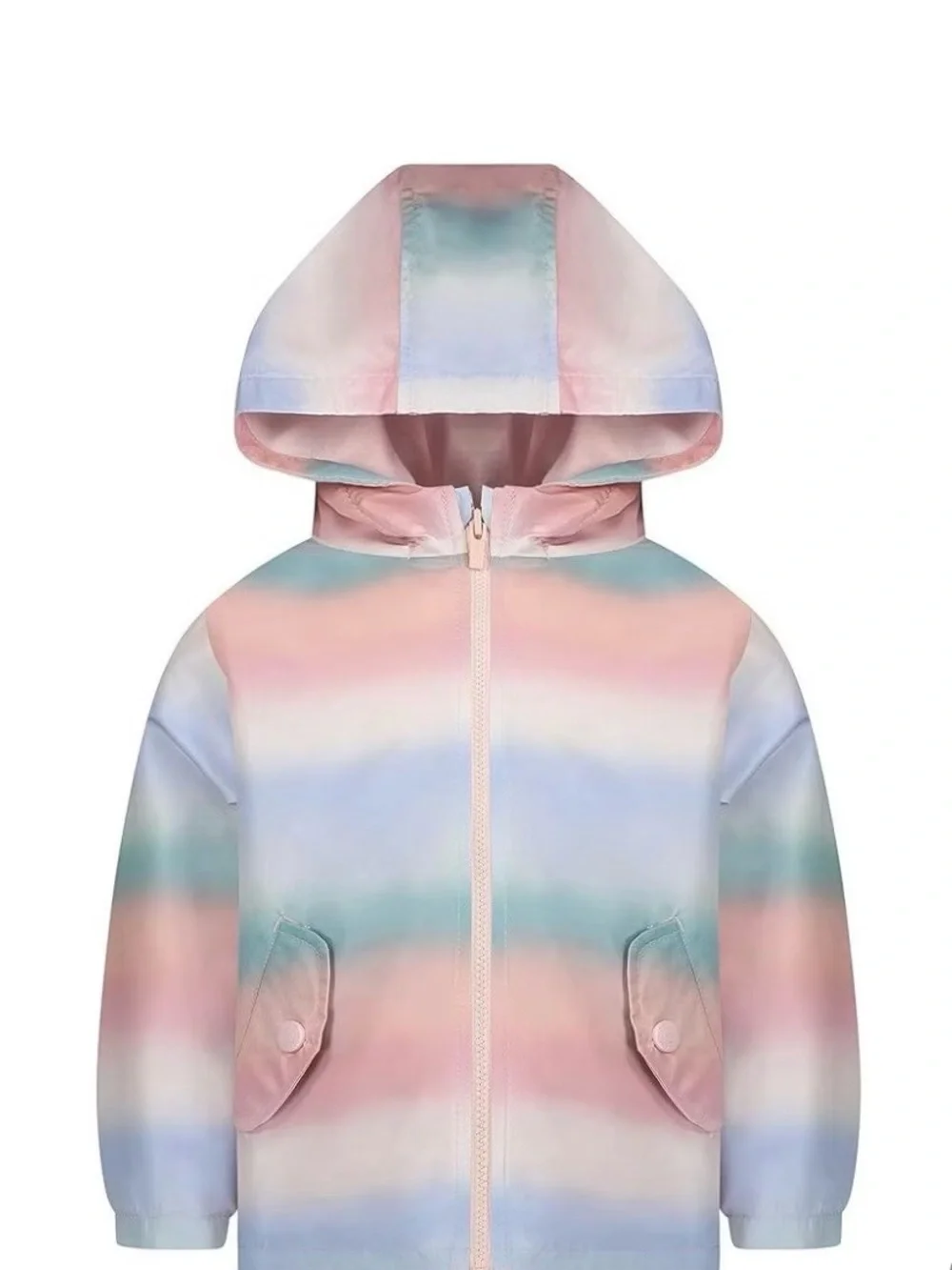 Carter's Pink Ombre Hooded Rain Jacket