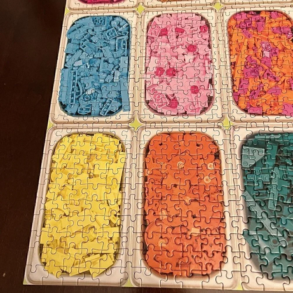 Lego piece jigsaw