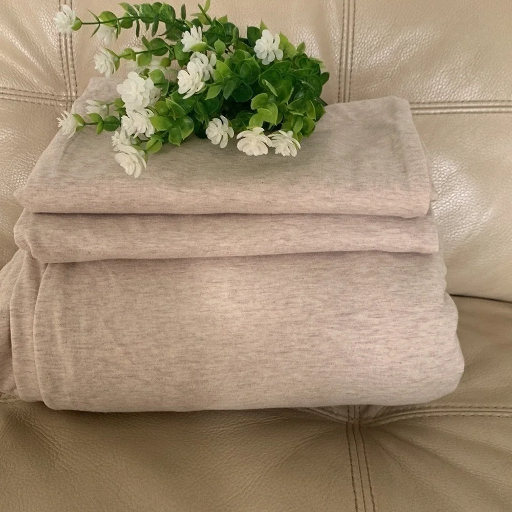 Duvet cover set of 3 pieces stretching‎ beige queen