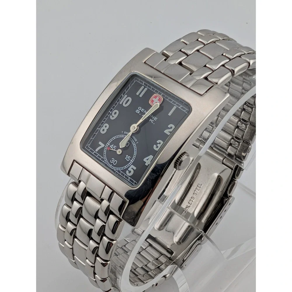 Wenger Genuine SAK Design Watch Men 27mm Case Silver 7.75