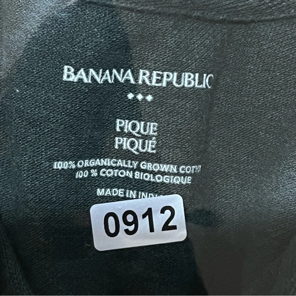 Banana Republic Organic Cotton Green Polo L | Casual, Stylish Comfort