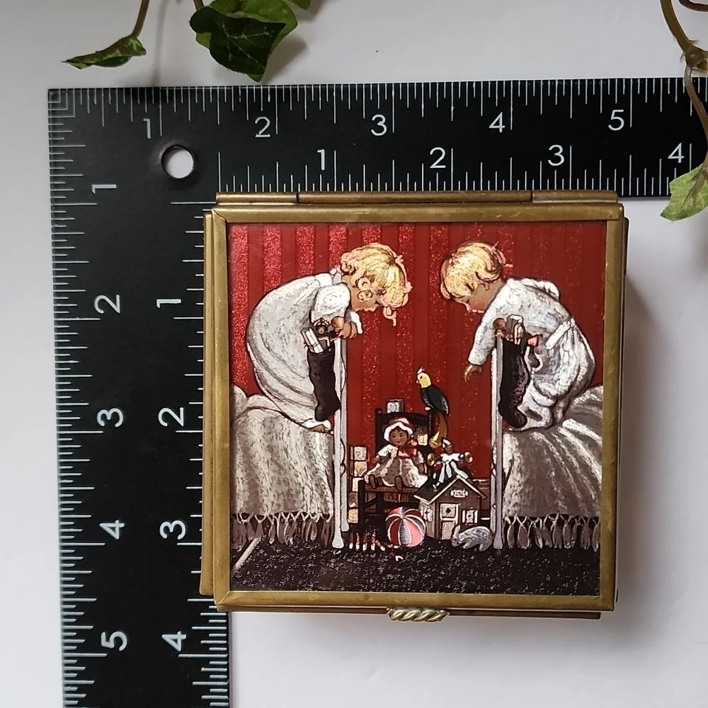 Vintage box brass art