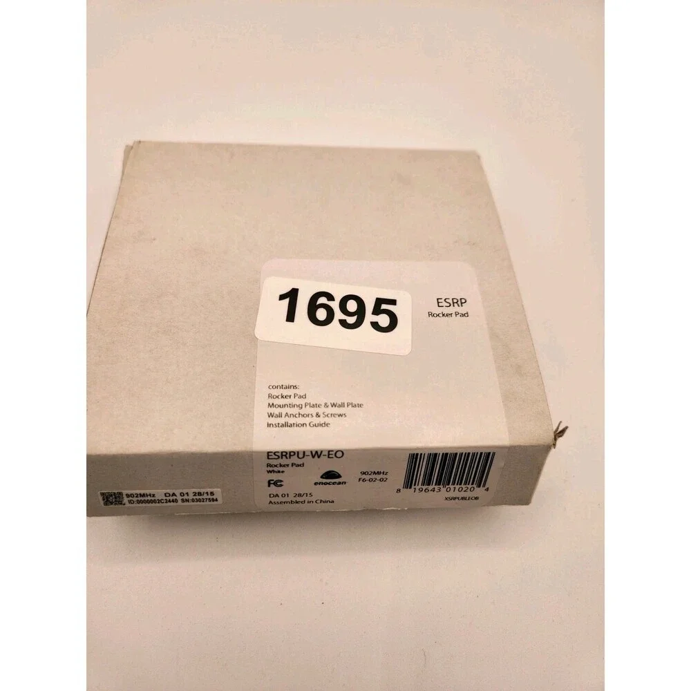 Fulham EnOcean Single Rocker Pad Bluetooth Switch ESRPB-W-EO, 2.4GHz New