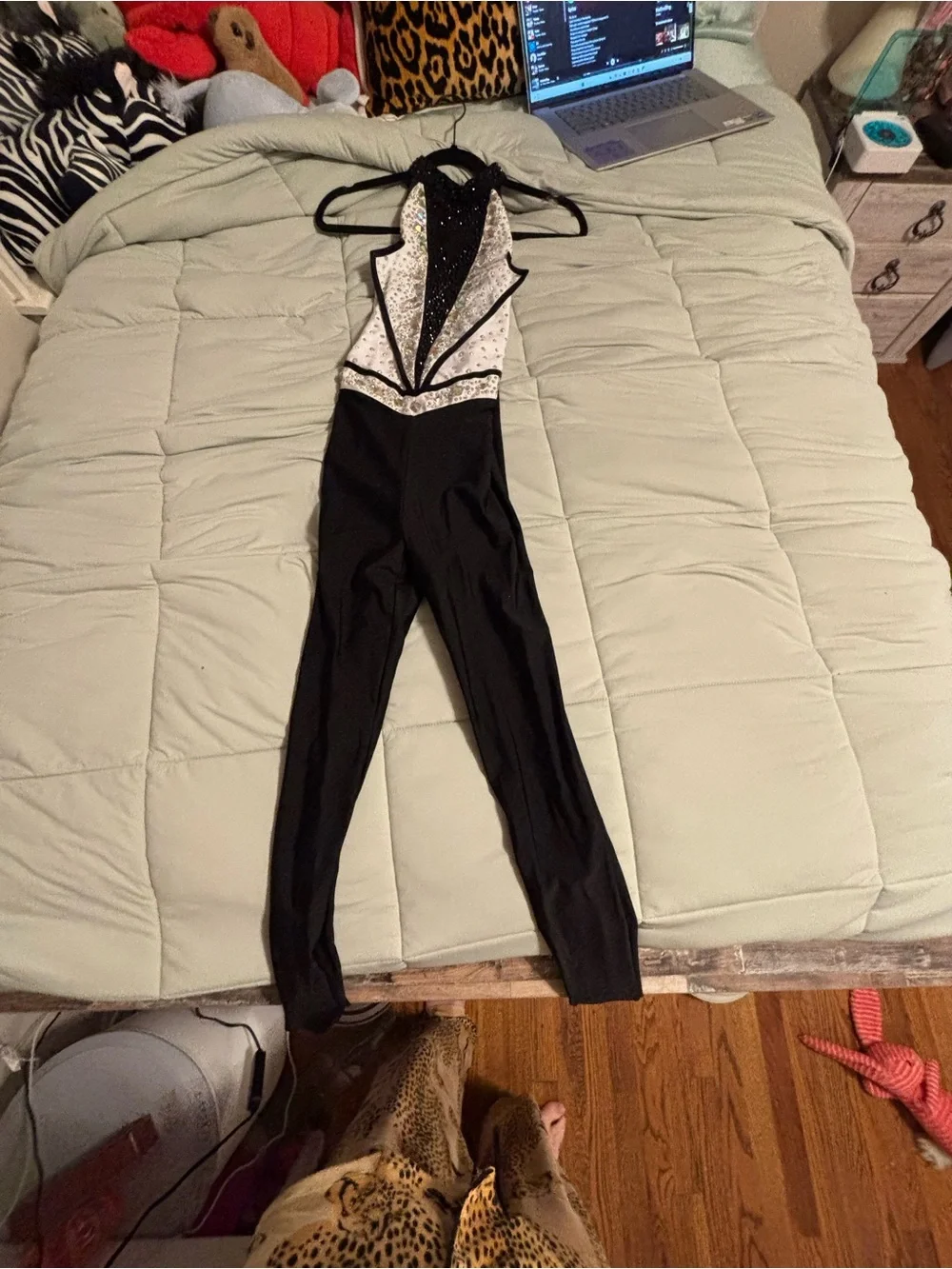 Glamorous dance costume