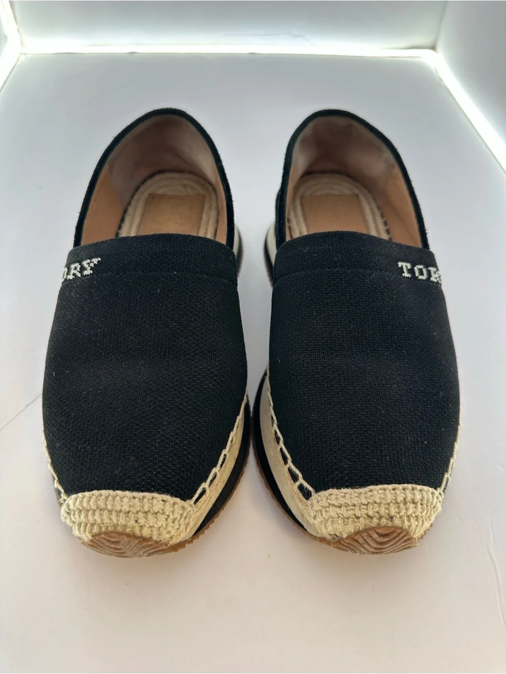 Tory Burch canvas comfortable remaining