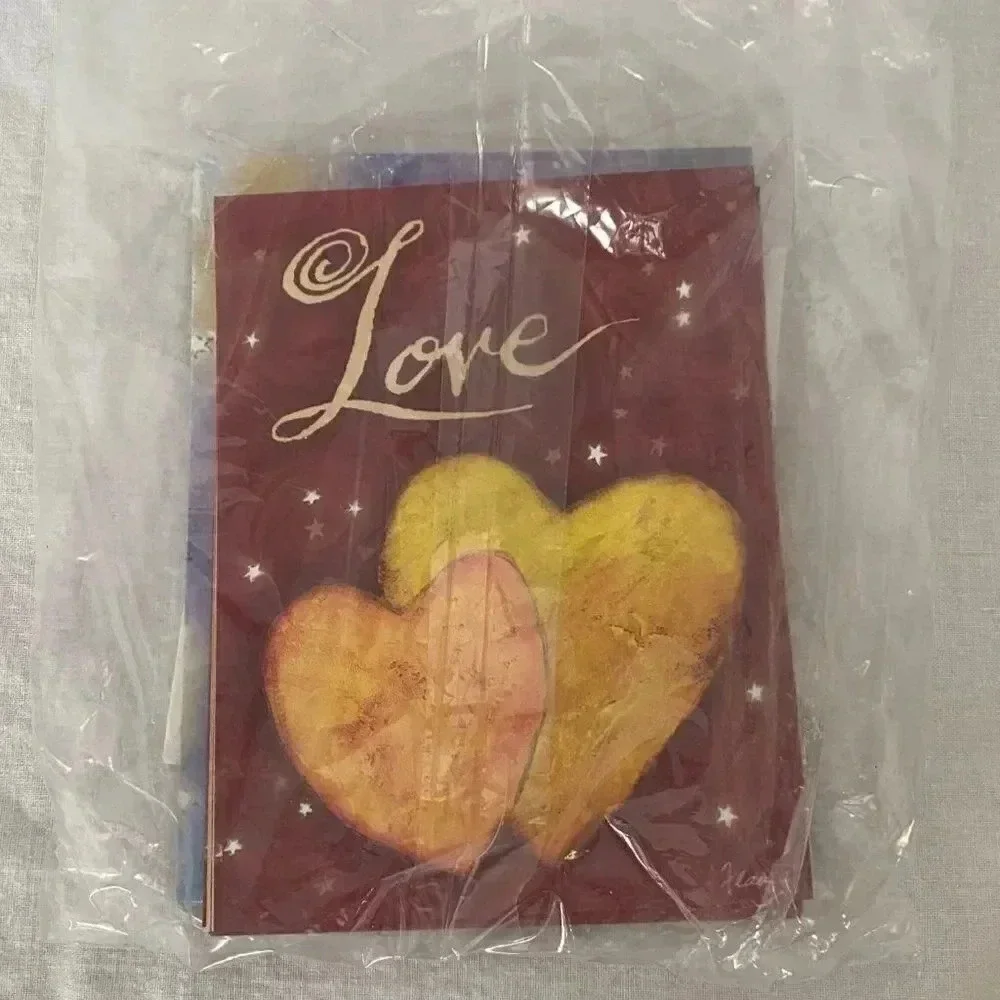 Vintage 6/pk‎ LOVE Greeting Cards Leanin' Tree Flavia Weedn NOS