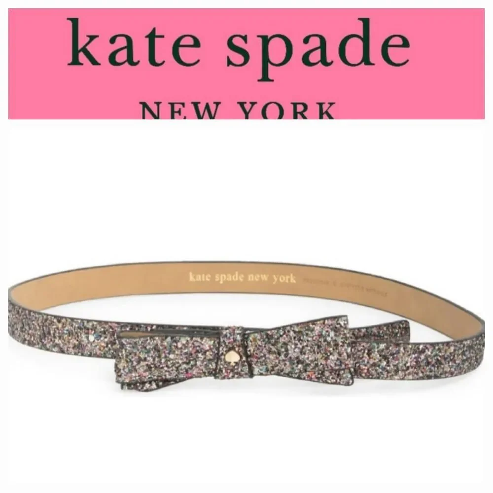 Kate Spade Glitter Bow Belt‎