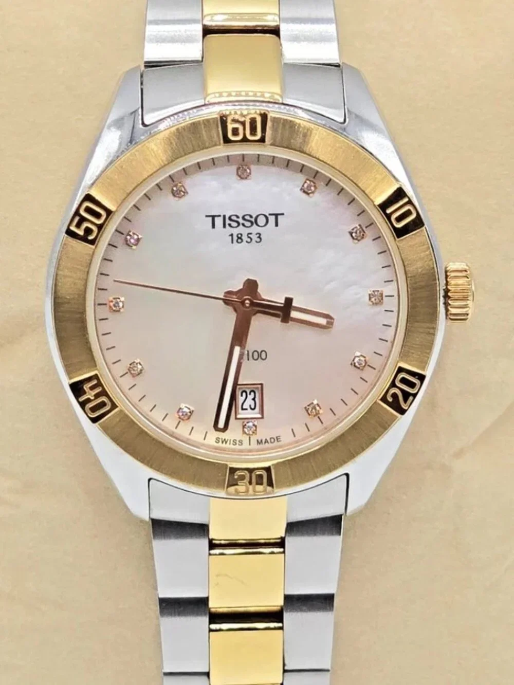 Tissot box noticeable