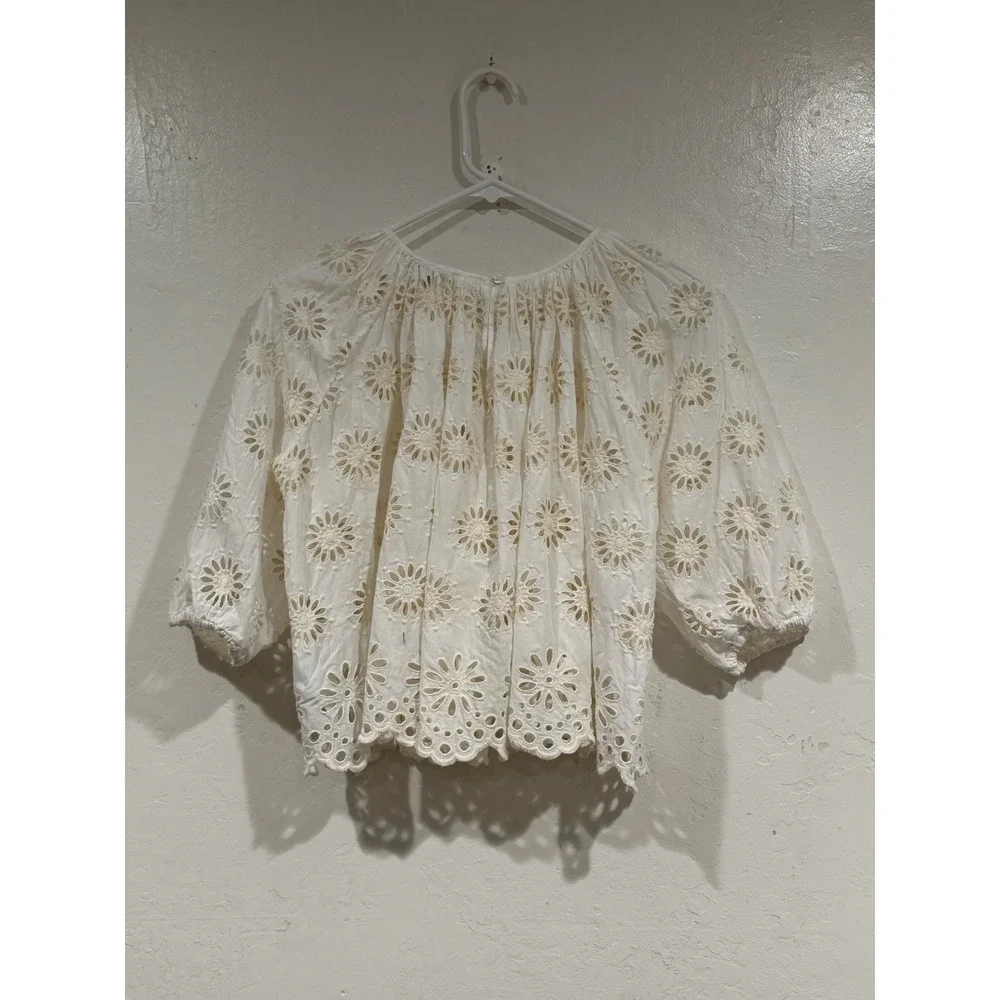 Madewell eyelet puff