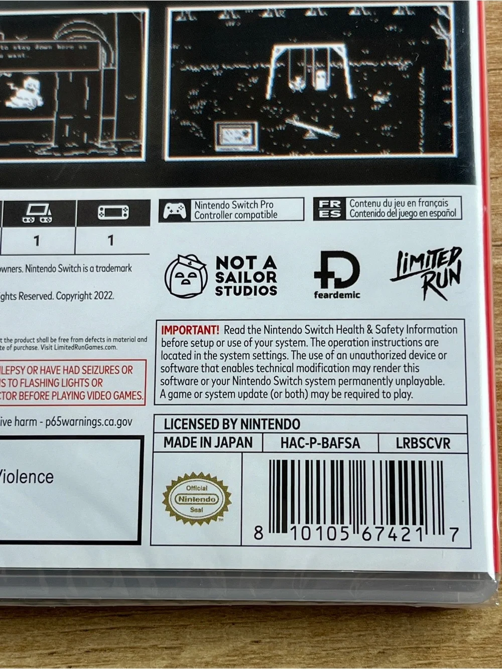Buddy Simulator 1984 Switch Game Limited Run NEW SEALED