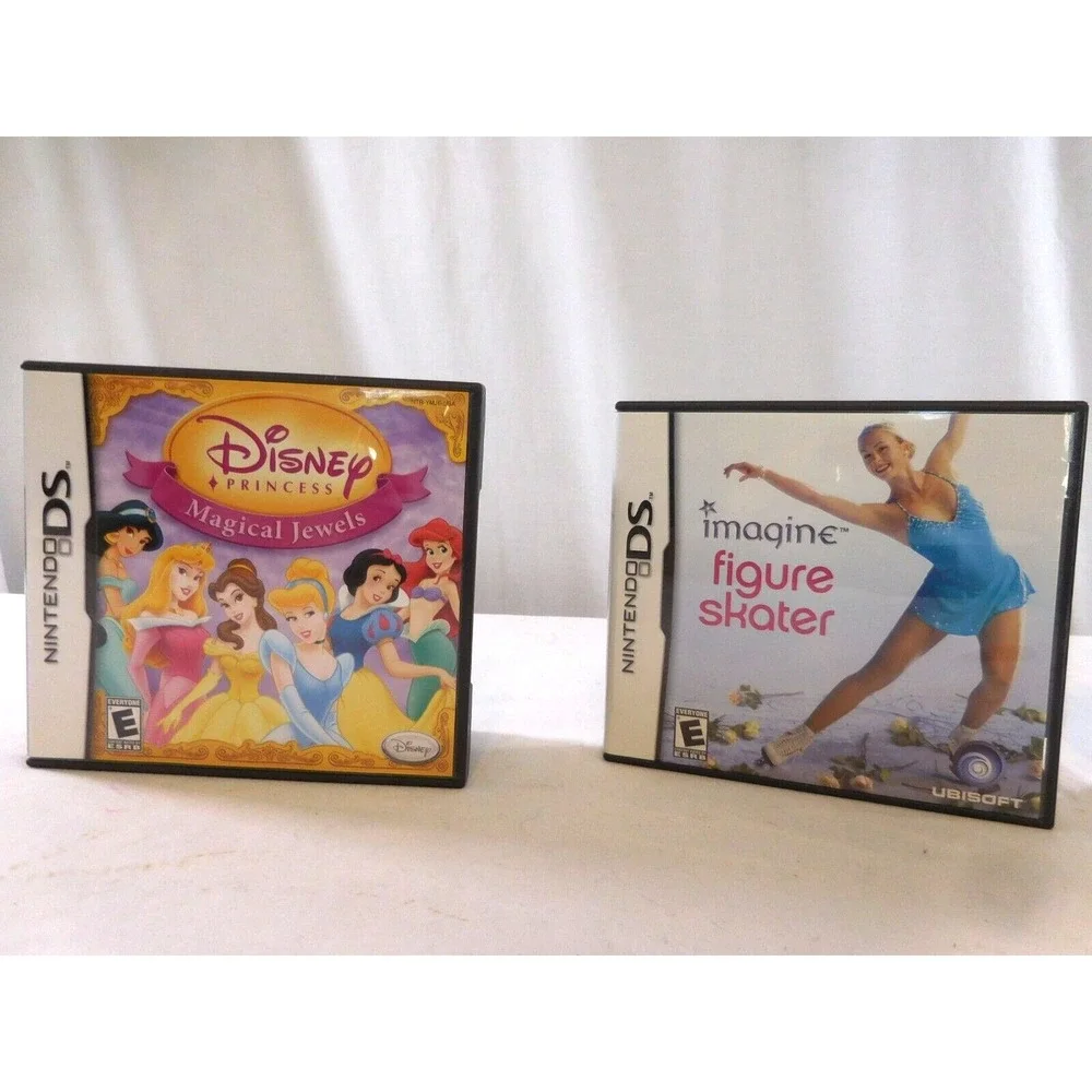 Nintendo DS 3 TESTED Disney Princess: Magical Jewels +  Imagine Figure‎ Skater +