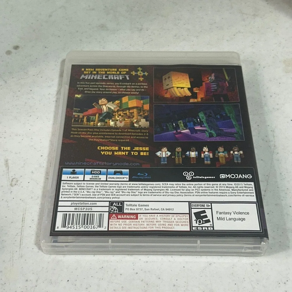 Telltale Games minecraft story