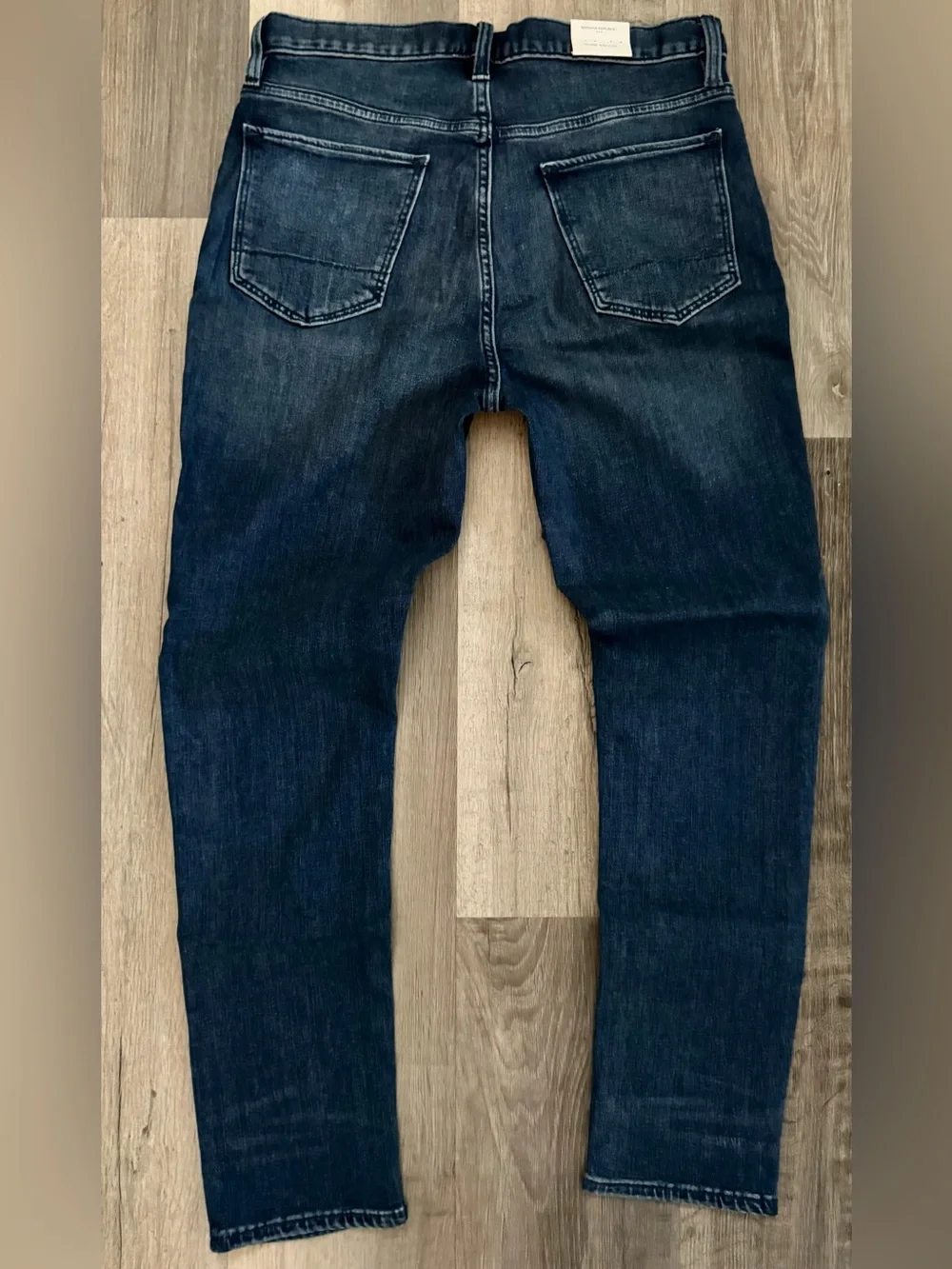 Banana Republic Premium Slim Fit Jeans Mens Size 32 X 34 Travel Blue Stretch NEW