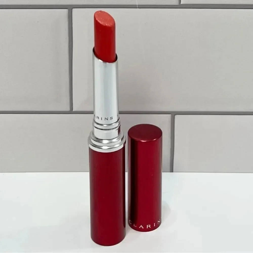 Clarins 04 Clementine Soufflé De Rouge Lip Colour Tint