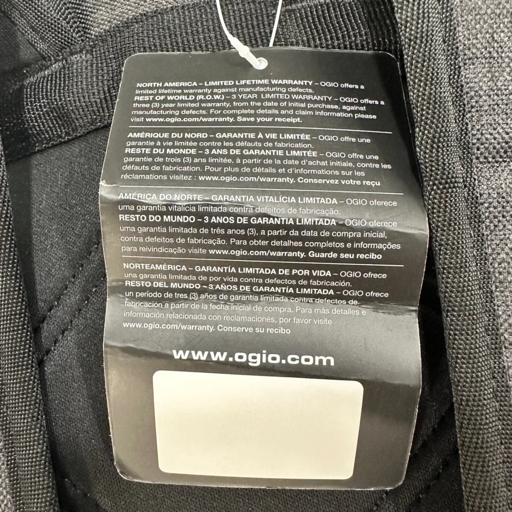 OGIO Backpack Laptop Bag Heather Grey Black Padded Straps Travel School Mens