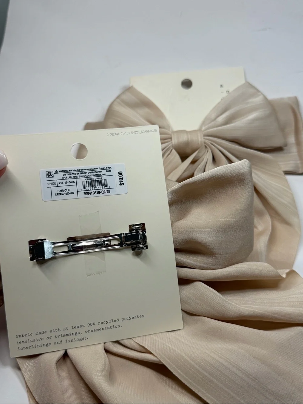 a new day ribbon bow soft