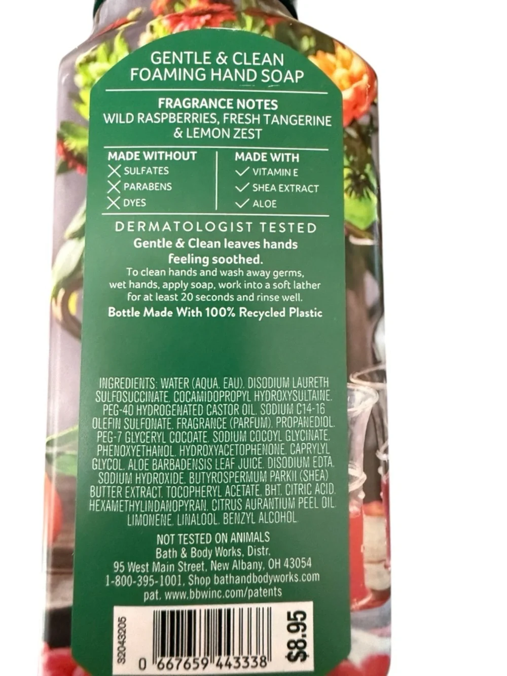 Bath & Body Works raspberry tangerine