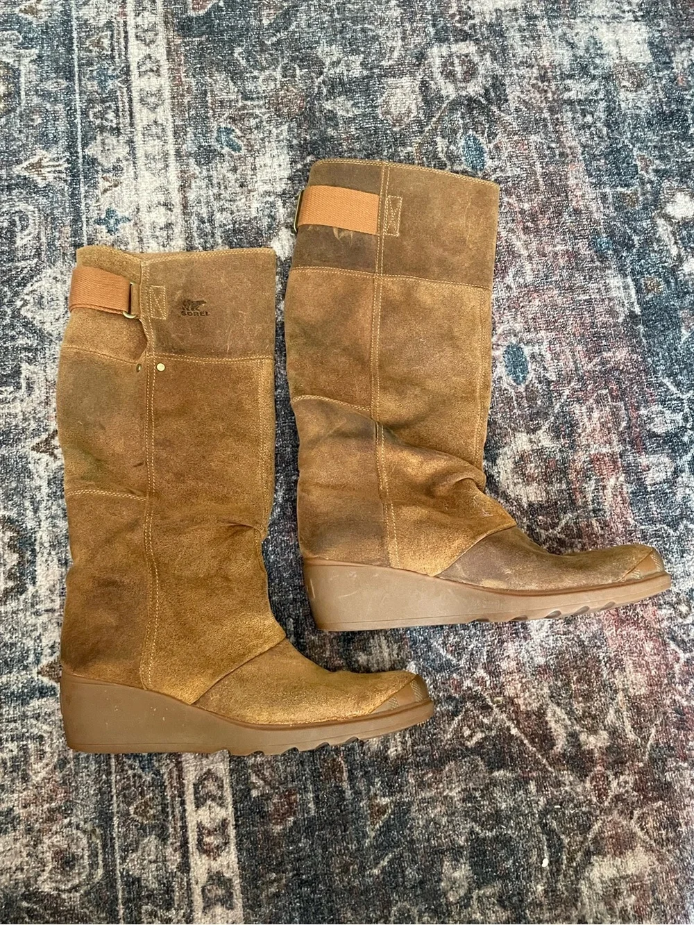 Sorel Toronto knee high suede wedge winter boots