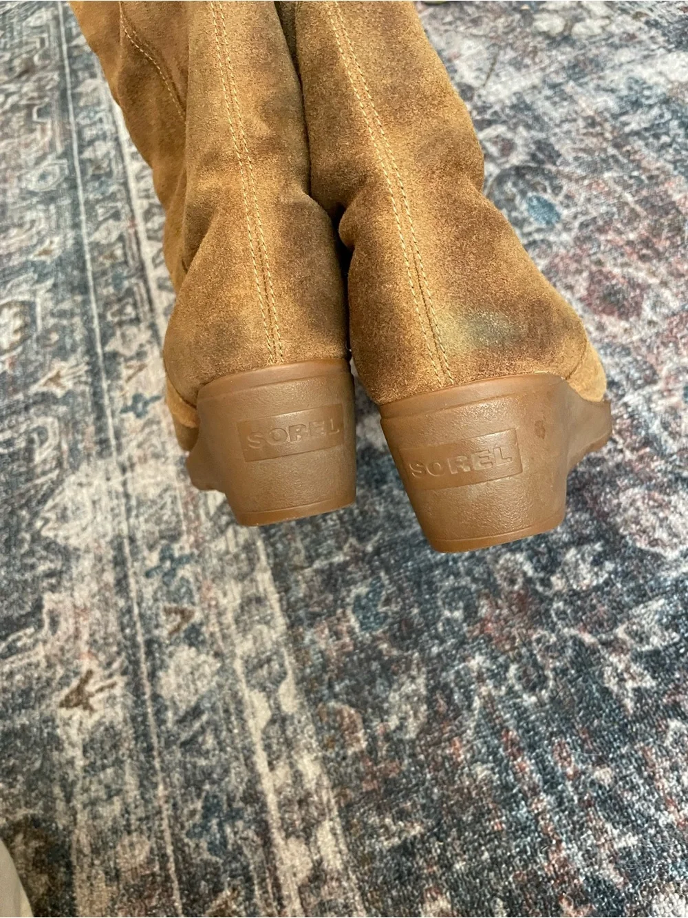 Sorel brown suede