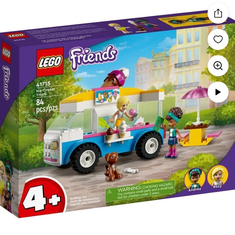 LEGO Friends Ice-Cream Truck Playset - Blue & White