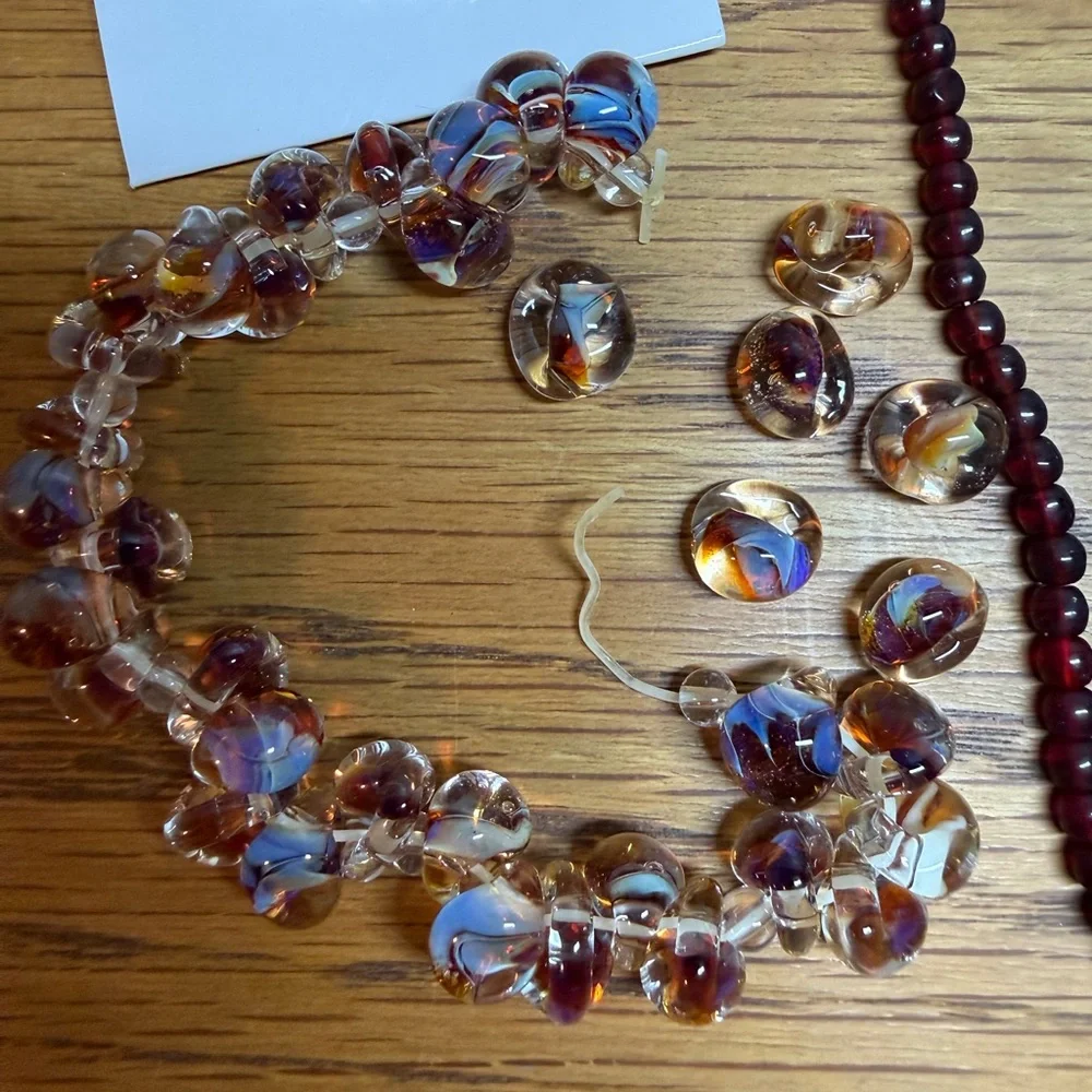 Swarovski faceted butterfly