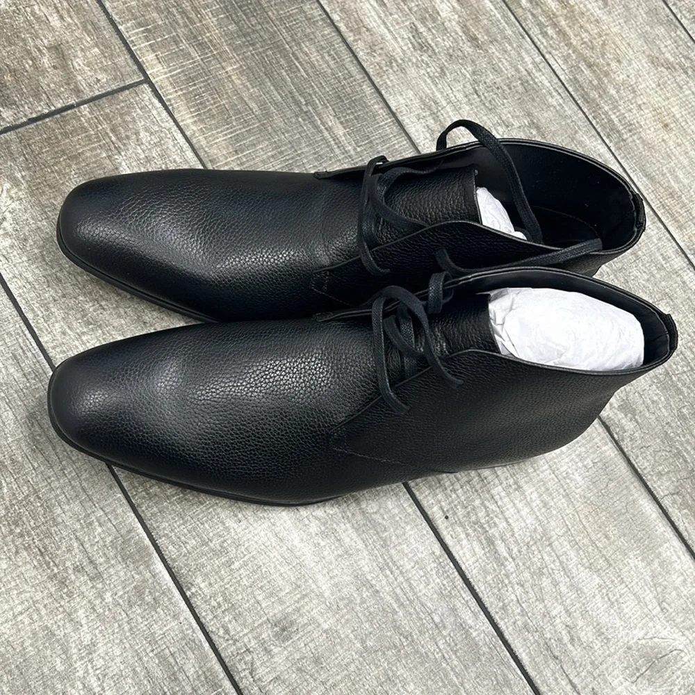 Calvin Klein Carmichael Tumbled Cow Leather Mens Shoe - New