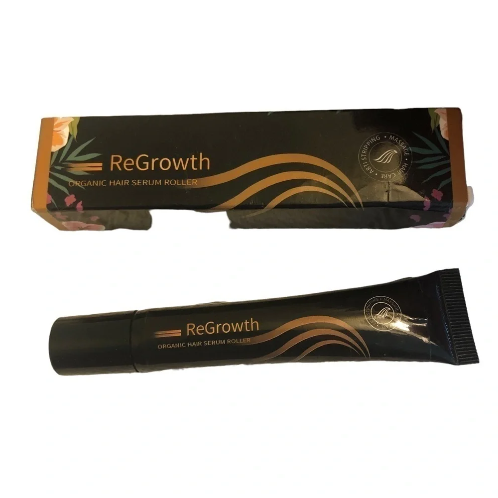 Regrowth Organic Hair Serum Roller  Promotes Hair Growth NIB