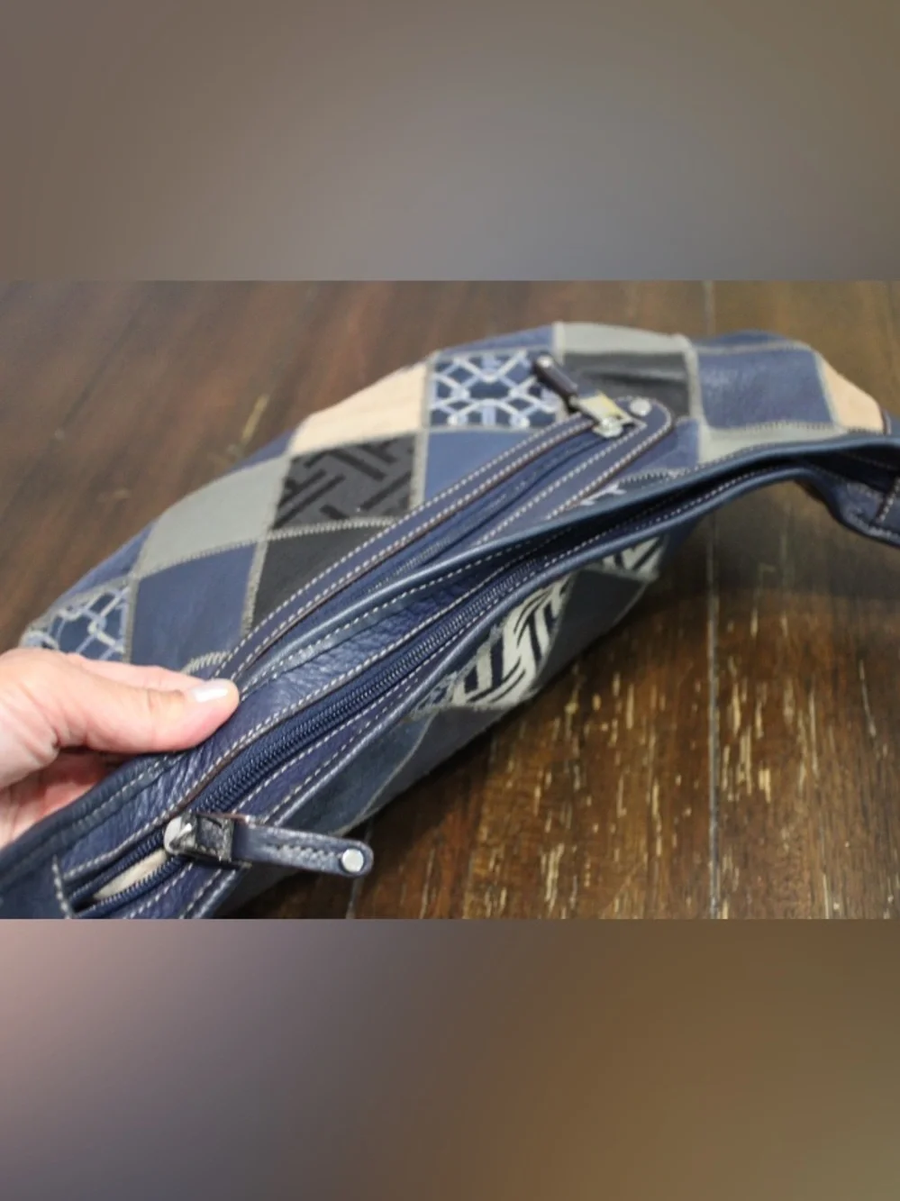 Tignanello patchwork hobo