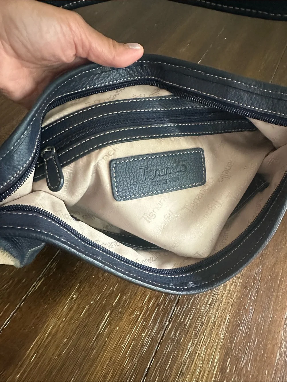 Tignanello patchwork hobo