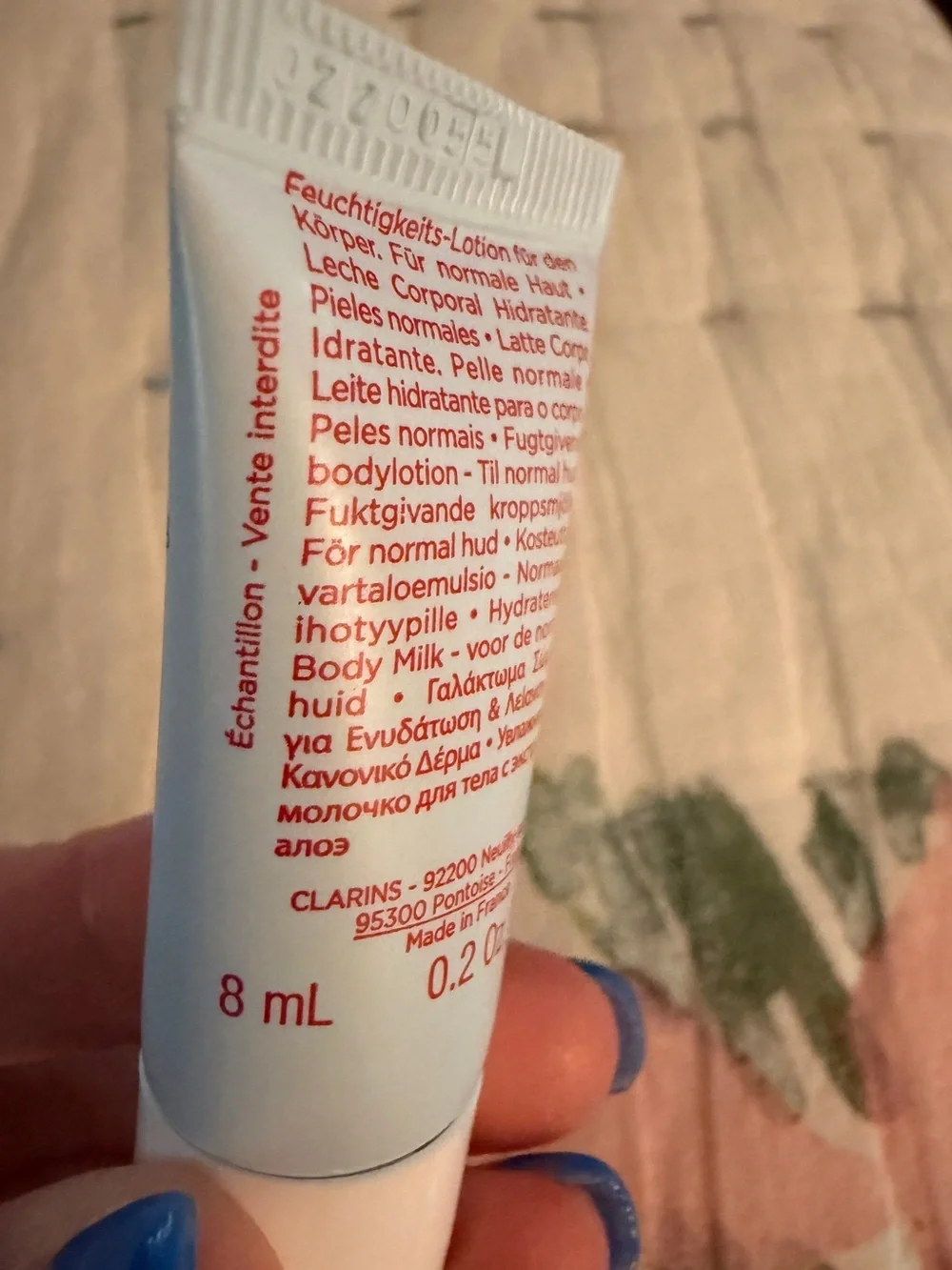 Clarins milk moisturizing that