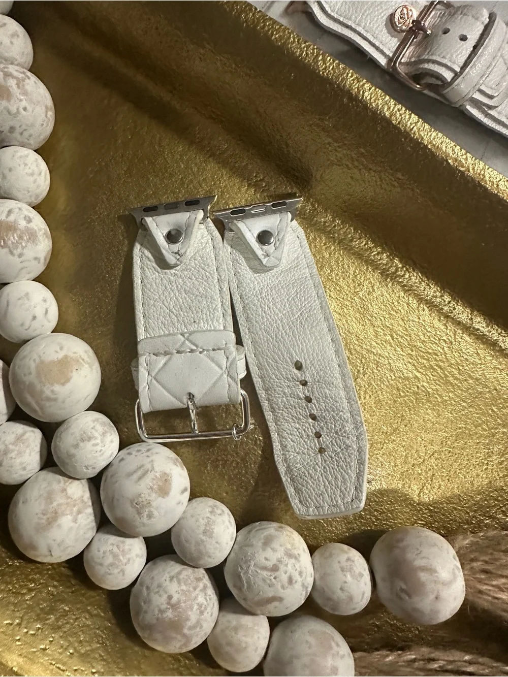 Spark’l Bands quilted white