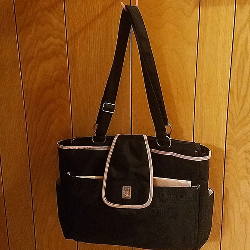 Carters black pink