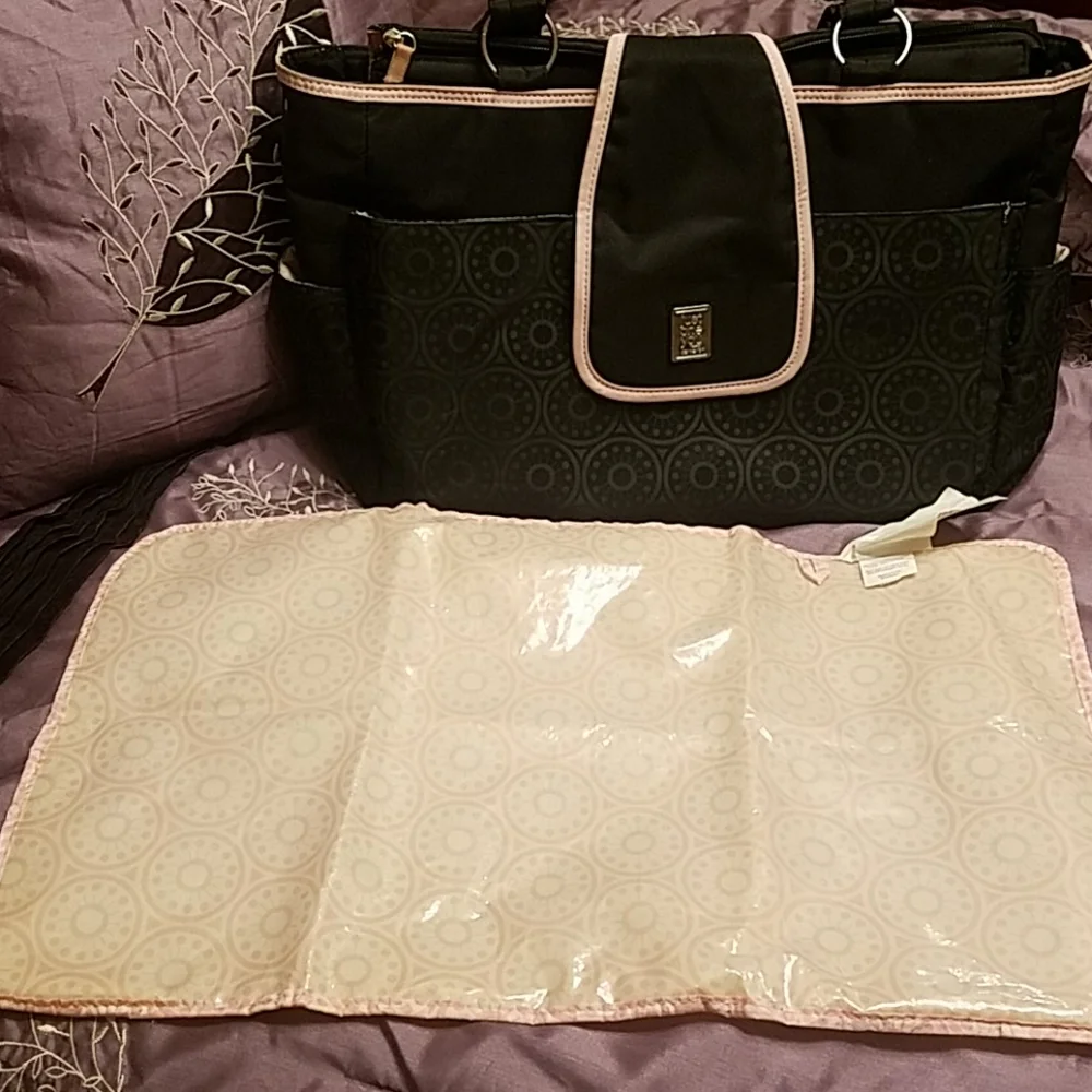 Carters black pink