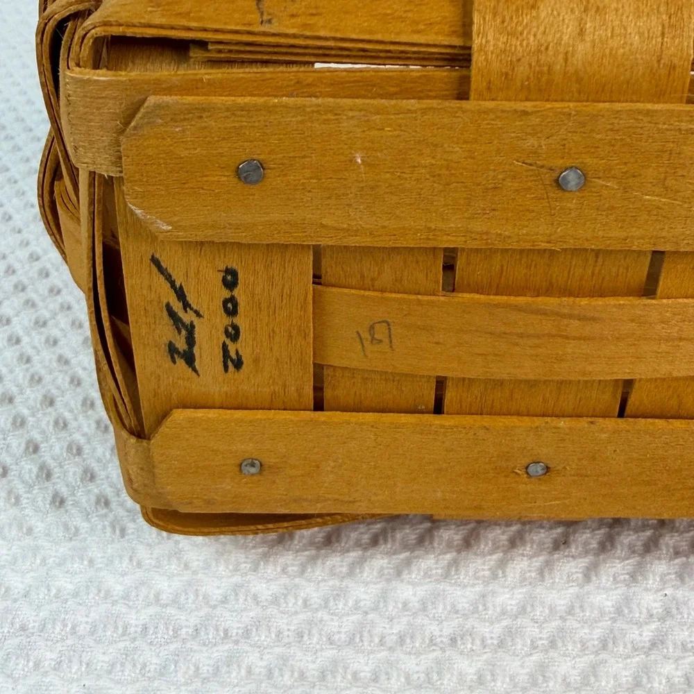Longaberger handwoven maple