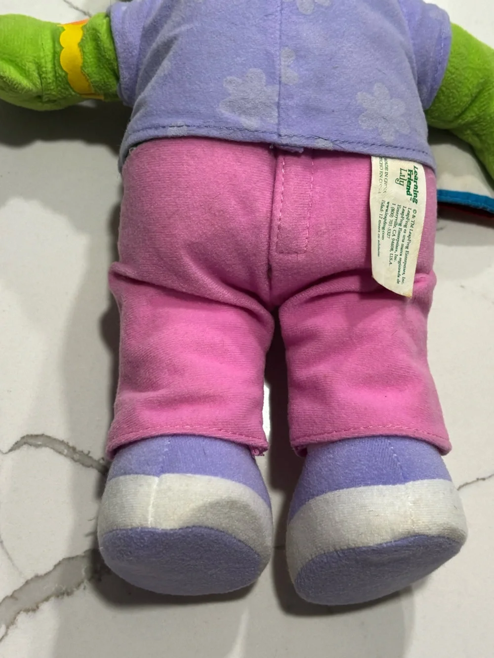 Leapfrog Lily Talking Musical Plush Green Pink Interactive Frog Learning Toy