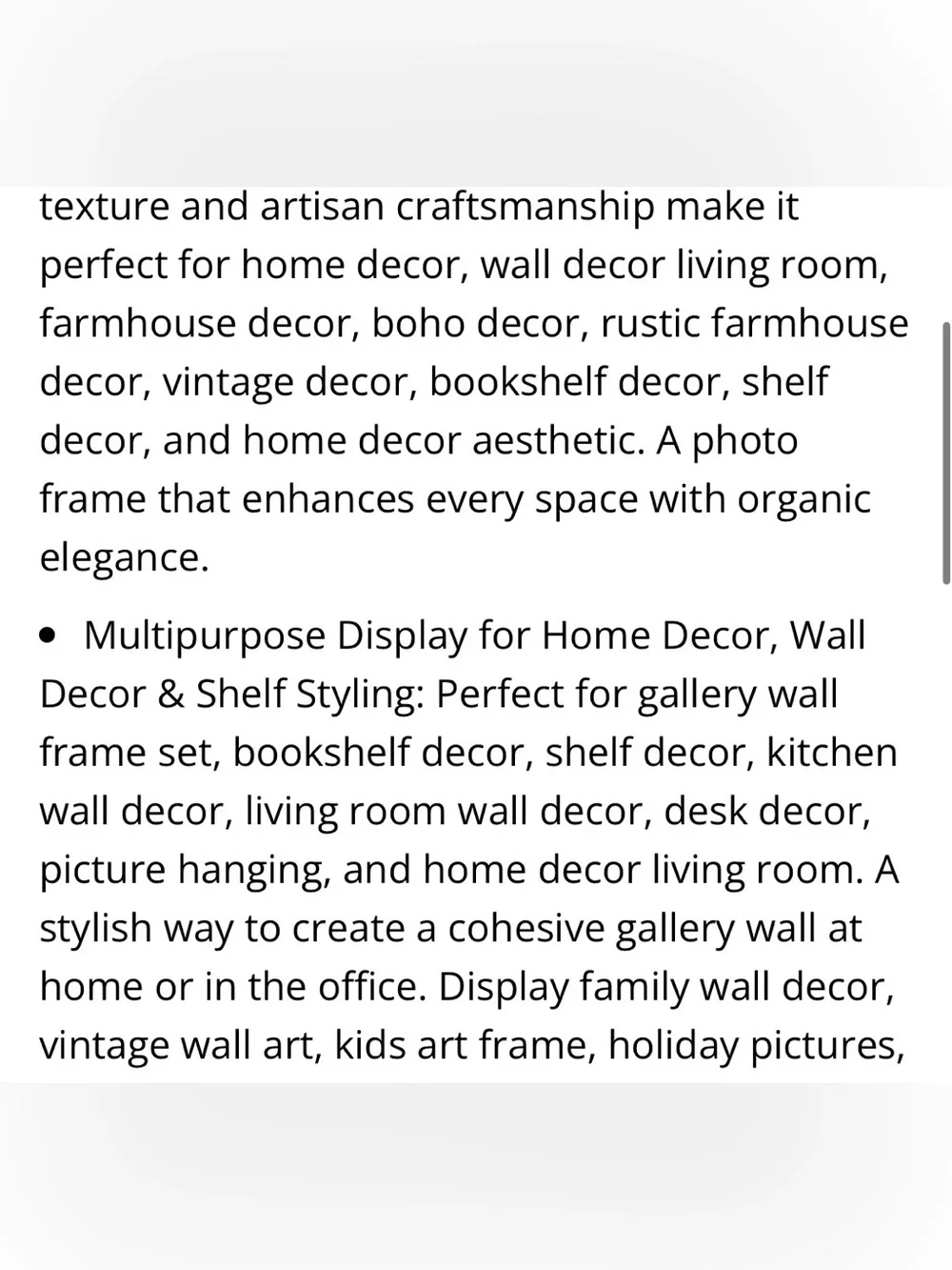 Handicrafts Home new unused
