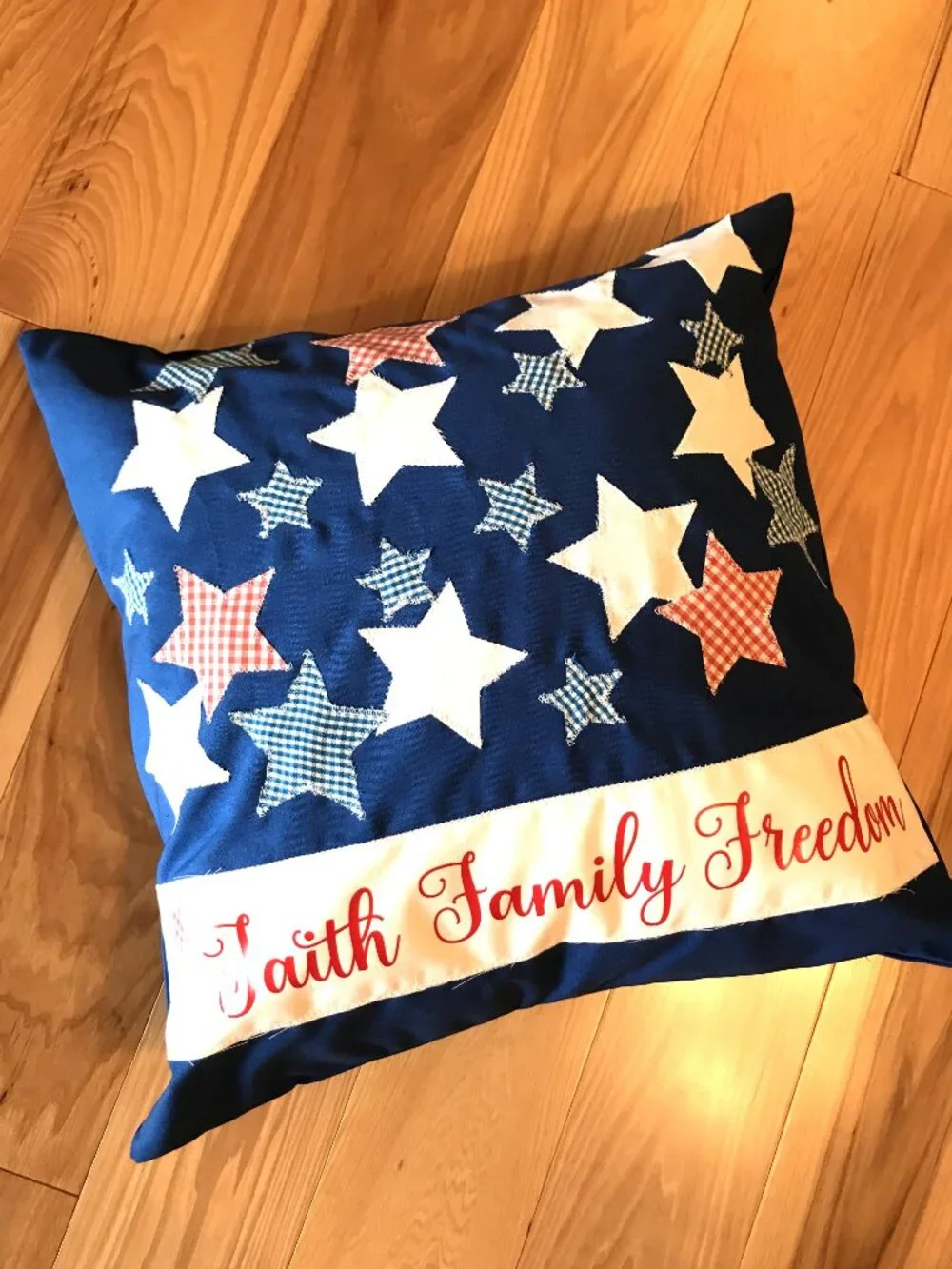 Handmade patchwork patriotic