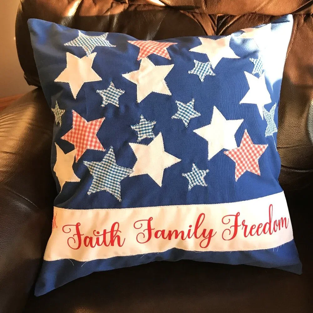 Handmade patchwork patriotic