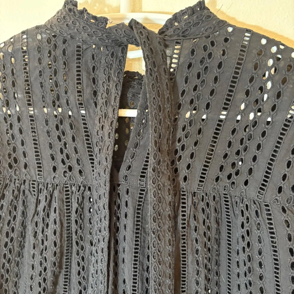 Madewell black eyelet