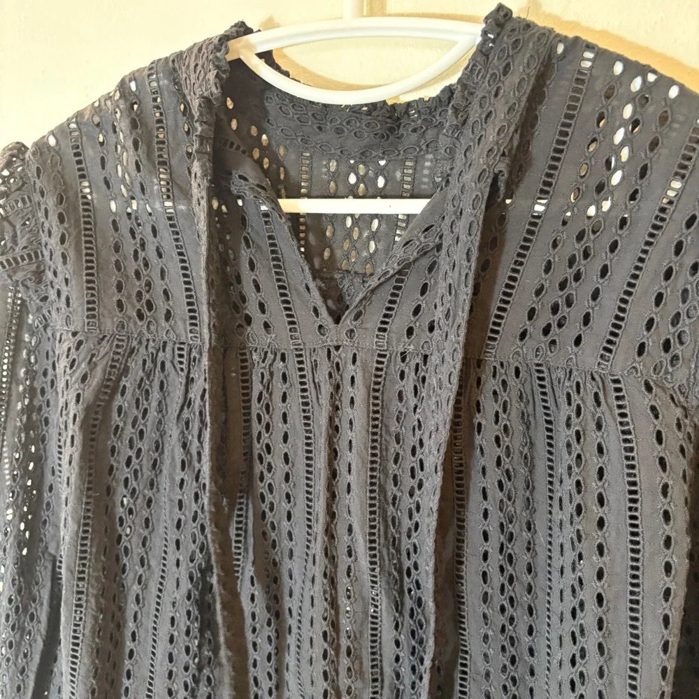 Madewell black eyelet