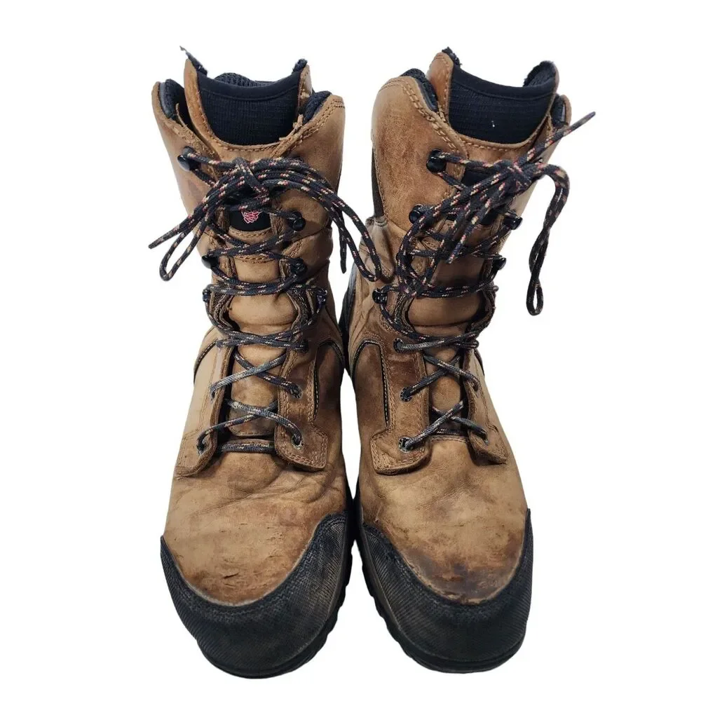 Red Wing‎ ASTM F2413-11 Size 11.5 Waterproof Steel Toe Vibram Sole Boots Brown