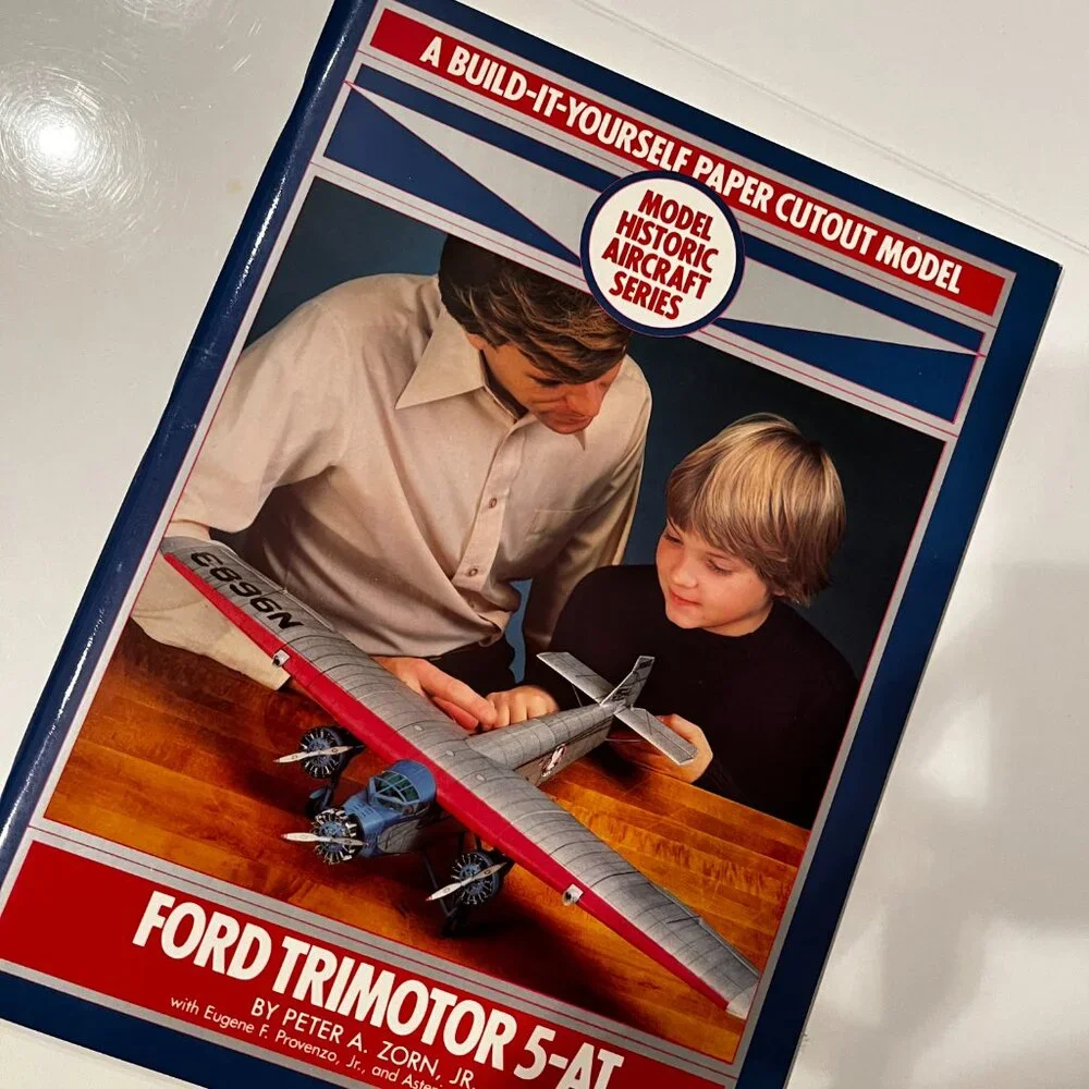 Paper Cutout Model – Ford‎ Trimotor 5-AT (Build-It-Yourself, 1982) – New