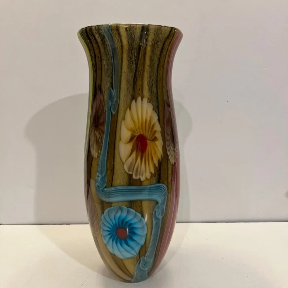 Murano Art Glass Vase Large 15
