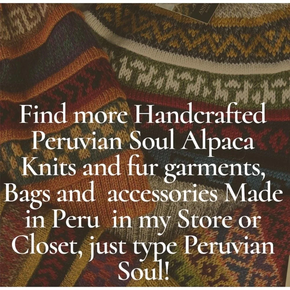 Peruvian Soul measurements approximately