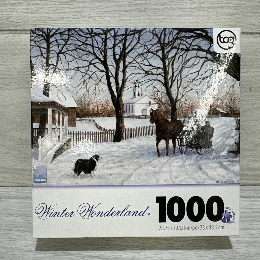 TCG Winter Wonderland Heading Home 1000PC Puzzle 29 x 20
